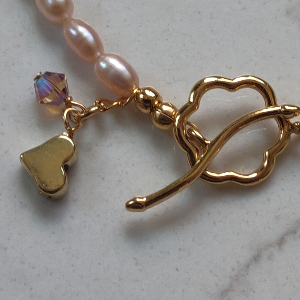 New freshwater pearl bracelet. - Picture 2 of 7